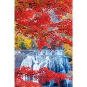 10-1470 日本風景 紅葉かかる袋田の滝（茨城） [ジグソーパズル]