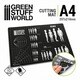 GSWD-1001 スケール対比 カッターマット A4 [プラモデル用品]