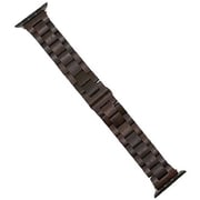IQ-AW053B45-DBR [Apple Watch 49/45/44/42mm用 ウッドベルト （053） ダークブラウン]