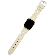 IQ-AW055B41-IV [Apple Watch 41/40/38mm用 ツイスト本革ベルト （055） アイボリー]