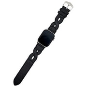 IQ-AW055B41-BK [Apple Watch 41/40/38mm用 ツイスト本革ベルト （055） ブラック]