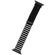 IQ-AW057B45-BK [Apple Watch 49/45/44/42mm用 スライスメタルベルト （057） ブラック]
