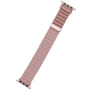 IQ-AW057B41-PK [Apple Watch 41/40/38mm用 スライスメタルベルト （057） ピンク]