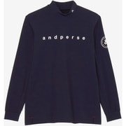 AMS9214V5 30 3L [メンズ リファインドライ長袖ハイネックシャツ 3L ネイビー]