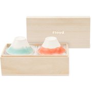 富士猪口 2個セット BL＆RD FL06-00405