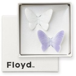 Butterfly Rest 2pcs set WH/PU FL02-00910