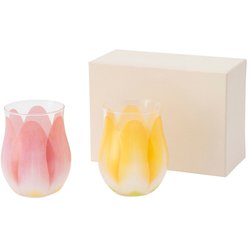 Tulip Glass 2pcs RD×YE FL11-00816