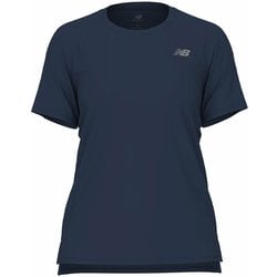 スポーツエッセンシャルショートスリーブTシャツ レディース ランニングウェア シャツ NBネイビー Mサイズ WT41222