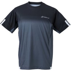 CLUB SHORT SLEEVE SHIRT BUG1310C 105 ブラック Mサイズ [テニス 半袖シャツ メンズ]