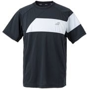 CLUB SHORT SLEEVE SHIRT BUG4311C 105 ブラック Lサイズ [テニス 半袖シャツ メンズ]