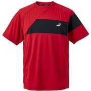 CLUB SHORT SLEEVE SHIRT BUG4311C 104 レッド Mサイズ [テニス 半袖シャツ メンズ]