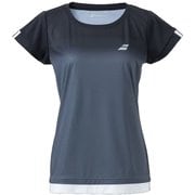 CLUB SHORT SLEEVE SHIRT BWG2332C 105 ブラック Lサイズ [テニス 半袖シャツ レディース]