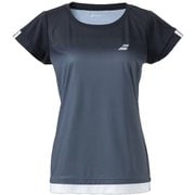 CLUB SHORT SLEEVE SHIRT BWG2332C 105 ブラック Lサイズ [テニス 半袖シャツ レディース]