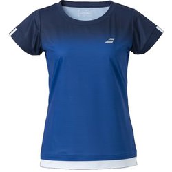 CLUB SHORT SLEEVE SHIRT BWG2332C 187 ネイビー Mサイズ [テニス 半袖シャツ レディース]