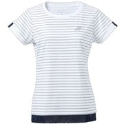 CLUB SHORT SLEEVE SHIRT BWG4330C 101 ホワイト Mサイズ [テニス 半袖シャツ レディース]