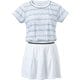 CLUB DRESS BWG4333C 101 ホワイト Lサイズ [テニス ワンピース レディース]
