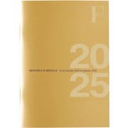 限定 10月始まり F.O.B COOP A6ミニダイアリーノート(M) 金 2025 PBF55GO25