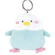 P-9782 HUGHUG（ハグハグ） もっちり パスケース インコ（BL） [キャラクターグッズ]