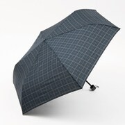 MR001-04 [折り畳み傘 晴雨兼用傘 55cm 3段ミニ UVカット ネイビーチェック]