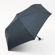 MR001-05 [折り畳み傘 晴雨兼用傘 55cm 3段ミニ UVカット ネイビーストライプ]