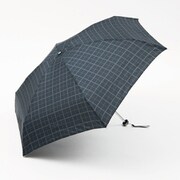 MR002-04 [折り畳み傘 晴雨兼用傘 50cm 5段ミニ UVカット ネイビーチェック]