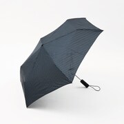MR005-05 [折り畳み傘 晴雨兼用傘 60cm 耐風 自動開閉 UVカット ネイビーストライプ]
