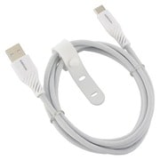 さらさらUSBケーブル Type-AtoC 1.5m 高耐久 ケーブルバンド付き SMT-L15SCA15N