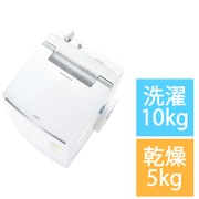 縦型洗濯乾燥機 洗濯10kg/乾燥5kg ホワイト系 AQW-TW10R（W）