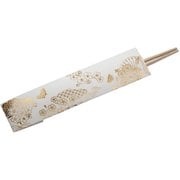 R0092402 [ROKKAKU 箔押し祝箸 花ごよみ 3膳入 日本製 24cm]