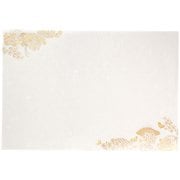 R0092405 [ROKKAKU 箔押し御前敷紙 花ごよみ 3枚入 日本製 越前和紙]