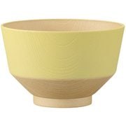 日々色 抗菌汁椀 れもん色 74606-3