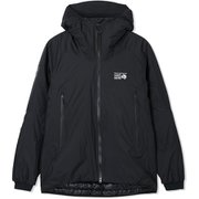 ストームウィスパラーインシュレーテッドジャケット Storm Whisperer Insulated Jacket OM0356 010 Black Lサイズ [アウトドア 中綿ウェア メンズ]