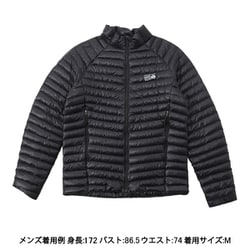 ゴーストウィスパラージャケット OM0786 010 Black Sサイズ [アウトドア ダウンウェア メンズ]