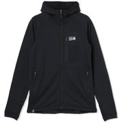 ポーラテックパワーグリッドFZフーディ Polartec Power Grid Full Zip Hoody OM0793 010 Black Lサイズ [アウトドア フリース メンズ]