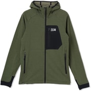 ポーラテックパワーグリッドFZフーディ Polartec Power Grid Full Zip Hoody OM0793 347 Surplus Green Heather Mサイズ [アウトドア フリース メンズ]