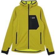 ポーラテックパワーグリッドFZフーディ Polartec Power Grid Full Zip Hoody OM0793 356 Moon Moss Heather Lサイズ [アウトドア フリース メンズ]
