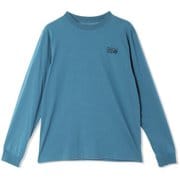 ボックスロゴロングスリーブ Box Logo Long Sleeve OM0722 458 Baltic Blue Sサイズ [アウトドア カットソー メンズ]
