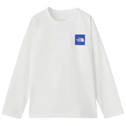 ロングスリーブスモールスクエアロゴティー キッズ トップス 長袖 ホワイト4（WT） 130サイズ NTJ32357