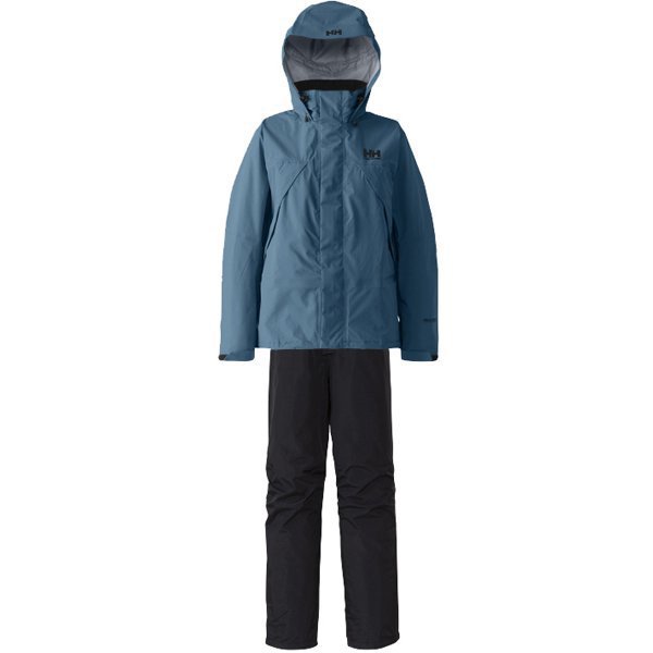 ヘリーレインスーツ Helly Rain Suit HOE12311 アッシュブルー AE WSサイズ [アウトドア レインウェア上下セット レディース]