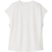 シアーライトハイブリッドティー SHEER LIGHT HYB T DC524301 ジャスミンホワイト JW Lサイズ [フィットネス ヨガ シャツ レディース]