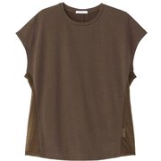 シアーライトハイブリッドティー SHEER LIGHT HYB T DC524301 オリーブブラウン OE Lサイズ [フィットネス ヨガ シャツ レディース]