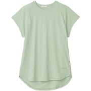 ドライミックスメッシュフレンチティー DRYMIXMESH FRENC T DC724301 ミント MT Lサイズ [フィットネス ヨガ シャツ レディース]