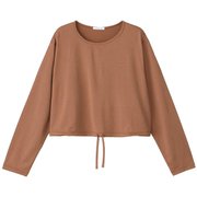 サップルスキンロングスリーブトップ SUPPL SKIN L/S TOP DC524306 エジプシャンレッド EG Lサイズ [フィットネス ヨガ シャツ レディース]