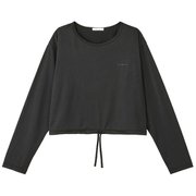 サップルスキンロングスリーブトップ SUPPL SKIN L/S TOP DC524306 ブラック K Lサイズ [フィットネス ヨガ シャツ レディース]