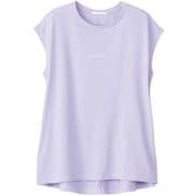 プリントフレンチティー PRINT FRENCH TEE DC724305 シュガーバイオレット SV Lサイズ [フィットネス ヨガ シャツ レディース]