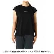 プリントフレンチティー PRINT FRENCH TEE DC724305 ブラック K Lサイズ [フィットネス ヨガ シャツ レディース]