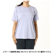 プリントショートスリーブティー PRINT S/S TEE DC724107 シュガーバイオレット SV Mサイズ [フィットネス ヨガ シャツ レディース]