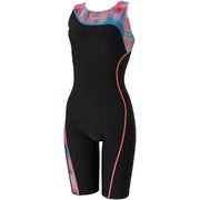 アシンメトリールースンニースキン Asymmetry Loosen Kneeskin SFW12403 コーラル(CL) Oサイズ [水着 レディース]