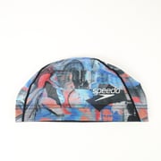 モナメッシュキャップ Mona Mesh Cap SE12453 ブルー×レッド(BR) Mサイズ [スイミング キャップ]