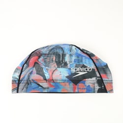 モナメッシュキャップ Mona Mesh Cap SE12453 ブルー×レッド(BR) Lサイズ [スイミング キャップ]